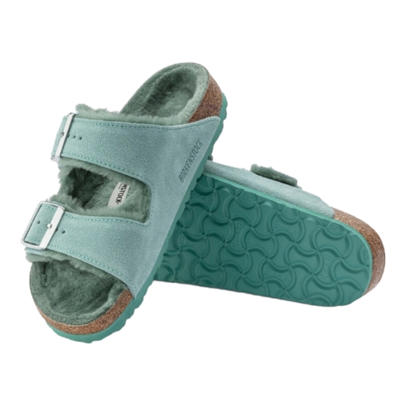 Birkenstock Shoes - Brand new with box ARIZONA SHEARLING SUEDE LEATHER BERYL